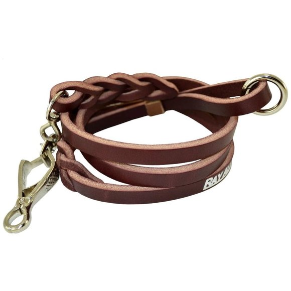 Ray Allen Leather IPO Trial Latigo Braided Lead - Picture 1 of 3
